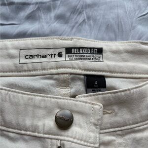 Carhartt Relaxed Fit Cream Pants